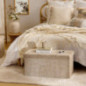 Pouf pliable double soana taupe
