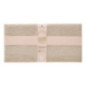 Pouf pliable double soana taupe