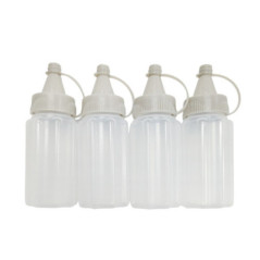 4 mini bouteilles a huile 30ml