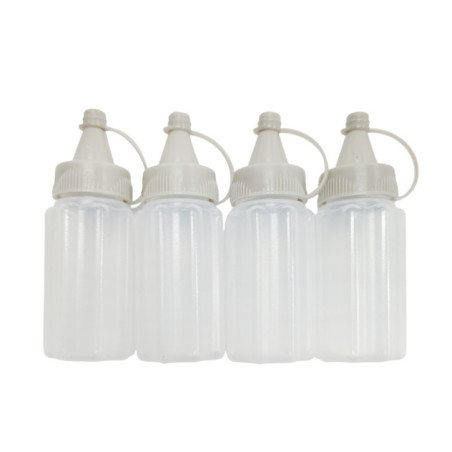 4 mini bouteilles a huile 30ml