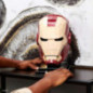 Masque de iron man - marvel 4d b