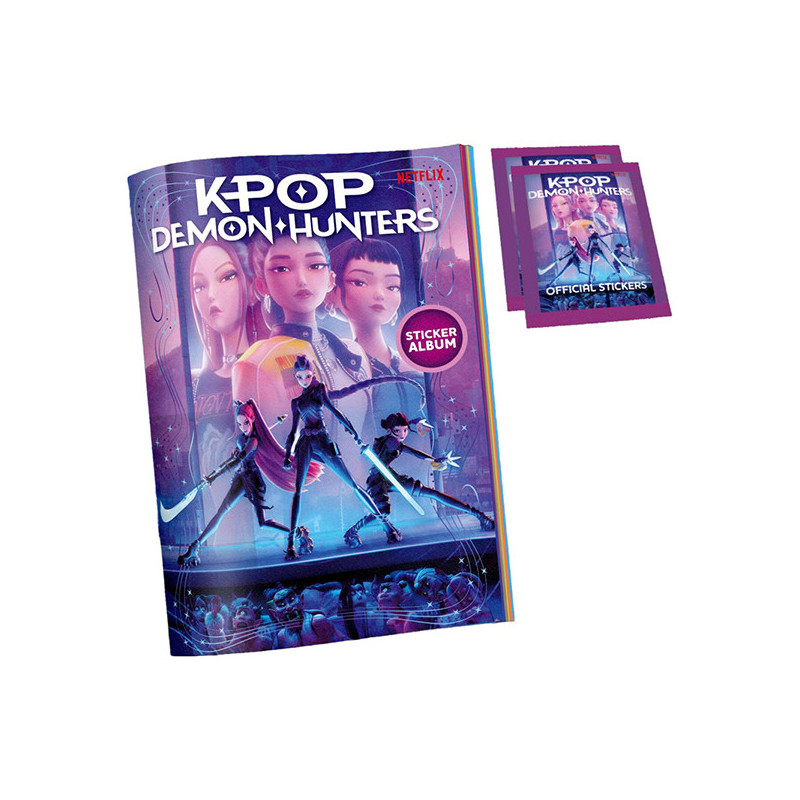 Album + 25 stickers kpop demon h