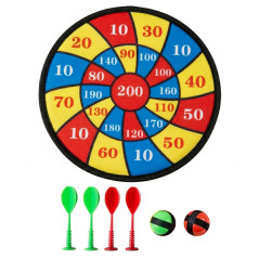 Jeu de cible avec flechettes