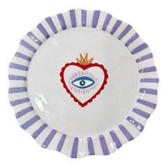 Assiette plate yucatan coeur