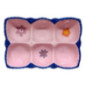 Support a oeuf x6 rose et bleu