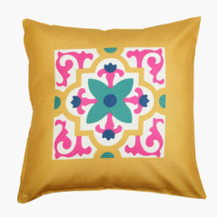 Coussin deperlant zelige 45x45cm