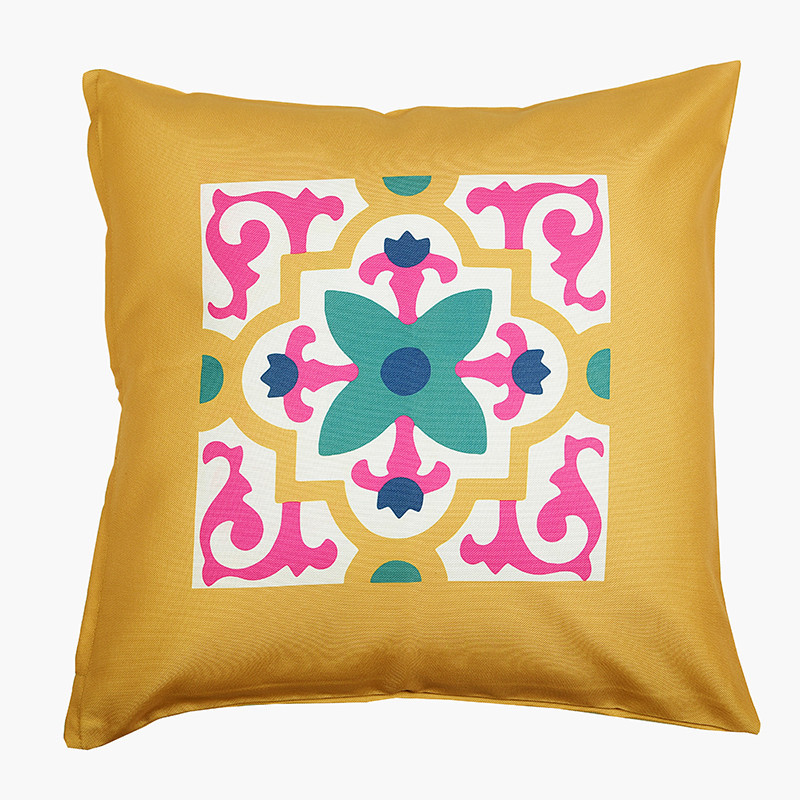 Coussin deperlant zelige 45x45cm