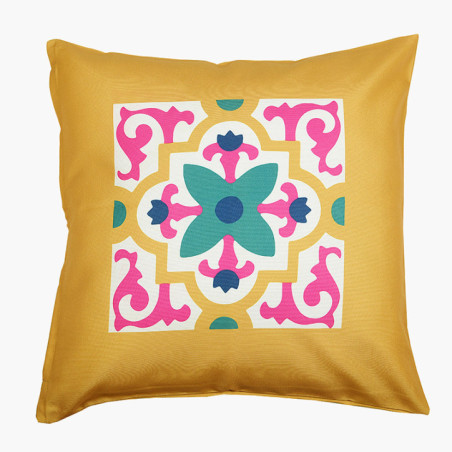 Coussin deperlant zelige 45x45cm