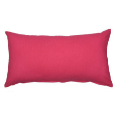 Coussin coton 70x40cm rose
