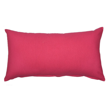 Coussin coton 70x40cm rose