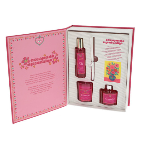 Coffret senteur dans livre boite