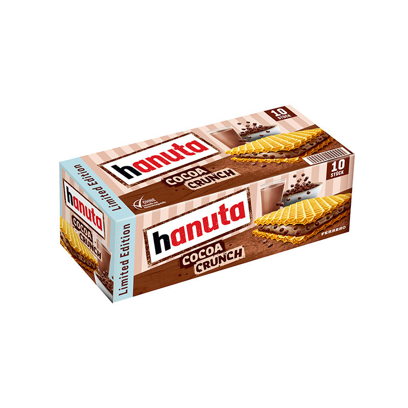 Hanuta gaufrette chocolat 220g