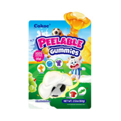 Bonbons a peler football 60g