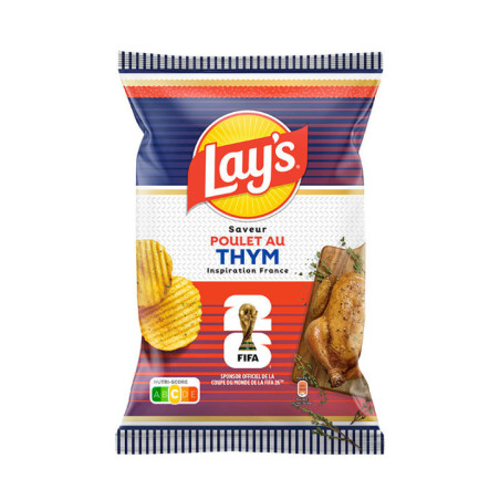 Chips coupe du monde poulet thym