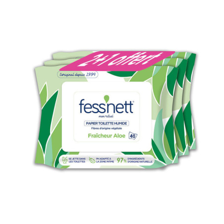 Papier toilette humide lot2+1