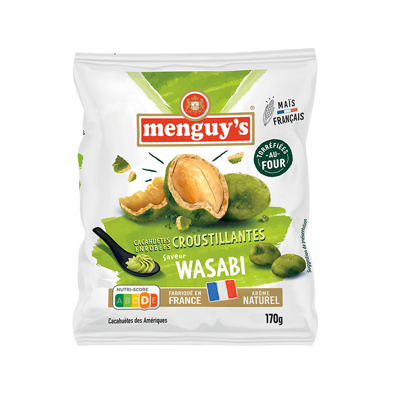 Cacahuetes enrobees wasabi 170g