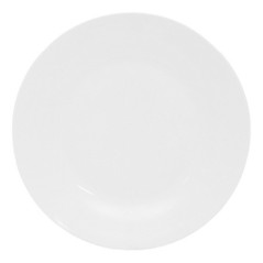 Assiette plate blanche