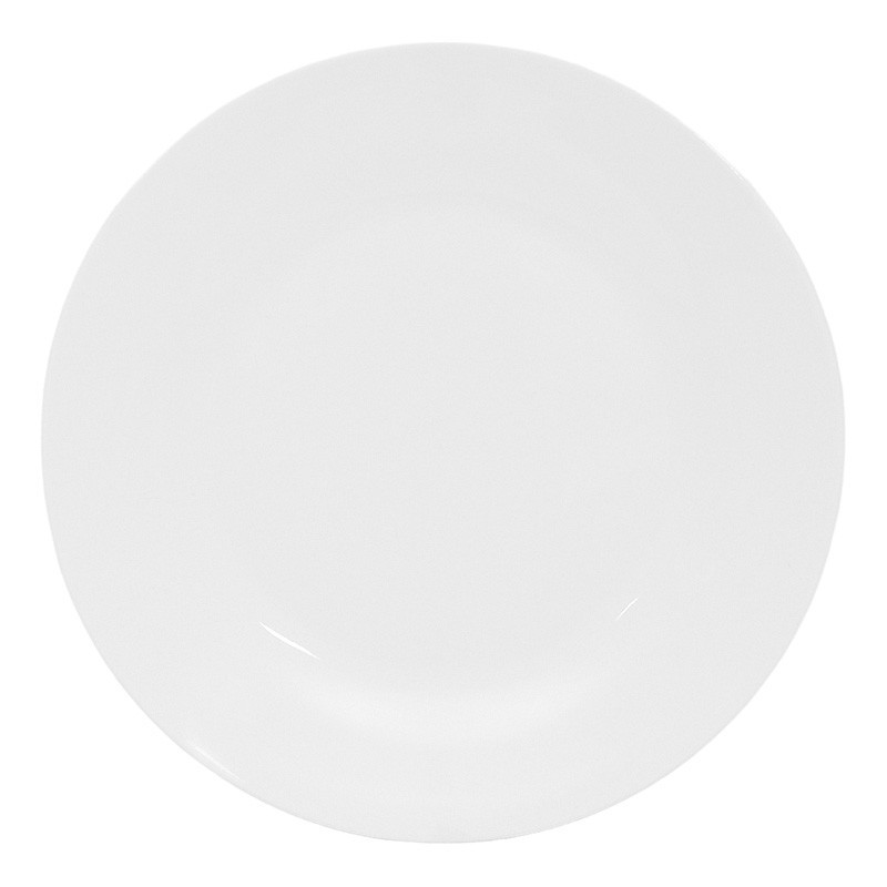 Assiette plate blanche