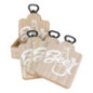 4 dessous de verre + support