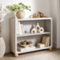Etagere creme pieds boules