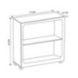 Etagere creme pieds boules
