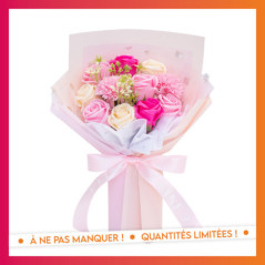 Bouquet rond de 11 roses