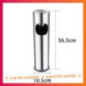 Cendrier poubelle metal 56cm
