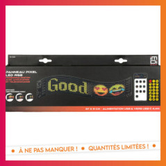 Panneau pixel led rgb 37 *9 cm