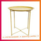 Table d'appoint tina ocre/terra/