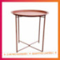 Table d'appoint tina ocre/terra/