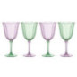 Pack de 4 verres a vin fleur