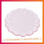 Assiette plastique d22cm fleur p