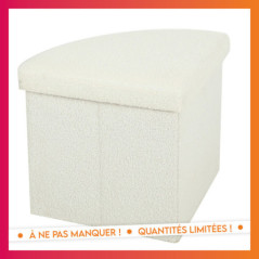 Banquette de rangement d'angle