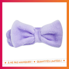Bandeau maquillage violet