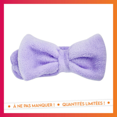 Bandeau maquillage violet