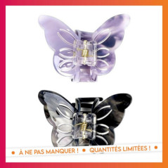 Pinces papillon clear