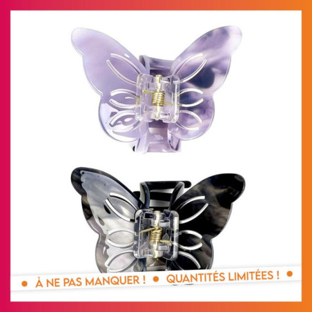 Pinces papillon clear