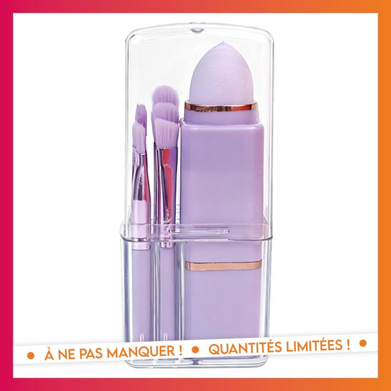 Set pinceaux boite x8 violet