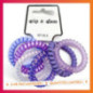 Elastiques accordeon purple x6
