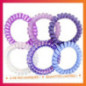 Elastiques accordeon purple x6