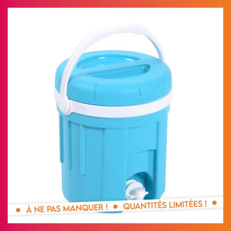 Fontaine glaciere 4l bleu
