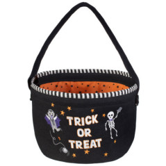 Panier halloween d31cm h19.5cm