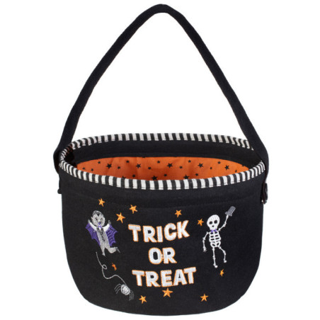 Panier halloween d31cm h19.5cm