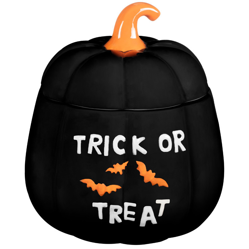 Pot deco citrouille halloween