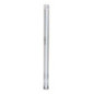 Barre de douche aluminium blanc