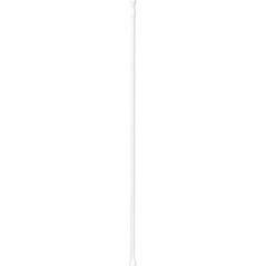 Barre de douche aluminium blanc