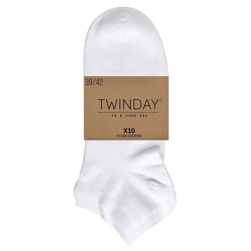Tiges courtes x10 blanc