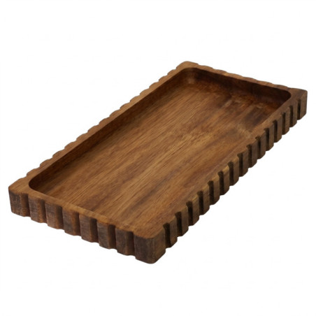 Plateau cottele en acacia