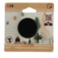 Patere bambou d4,5cm noir