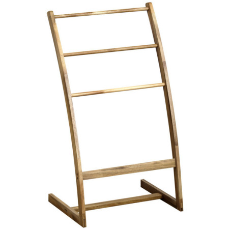 Porte serviettes 3 bras acacia